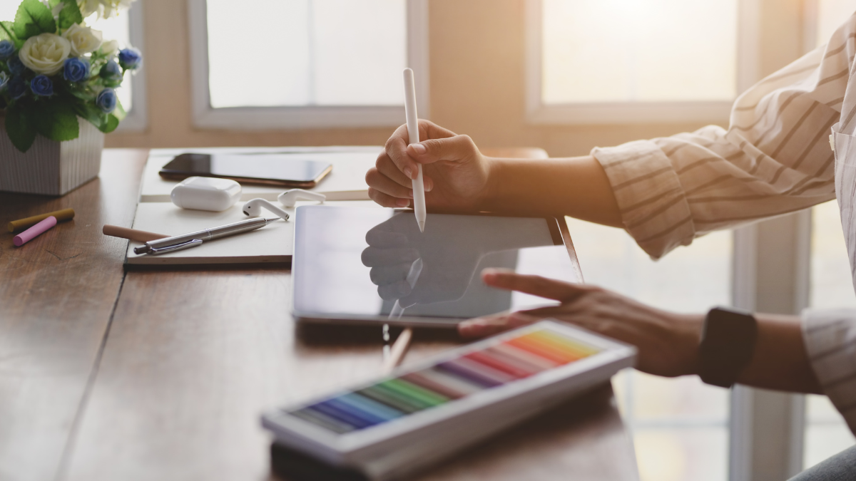 Server hall in muted tones